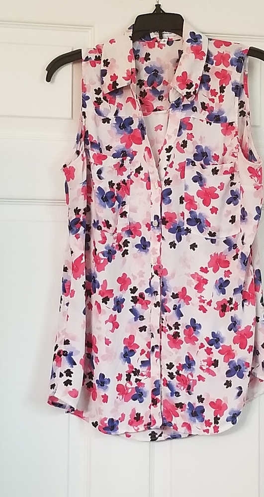 Floral Sleeveless Top